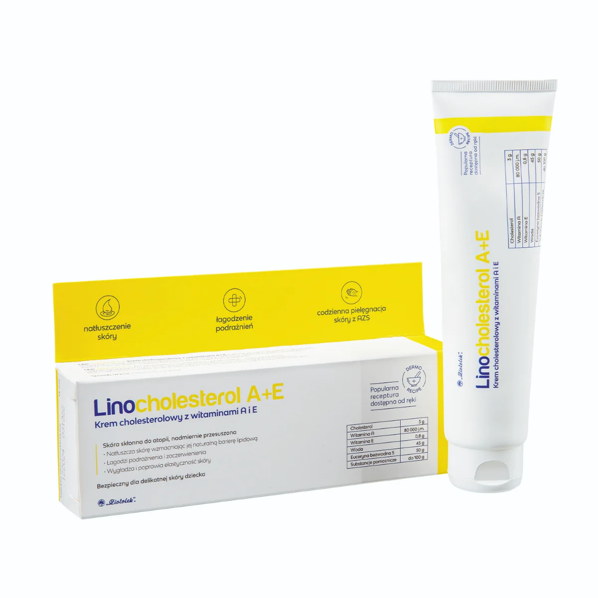 Linocholesterol A+E, krem cholesterolowy, 90 g