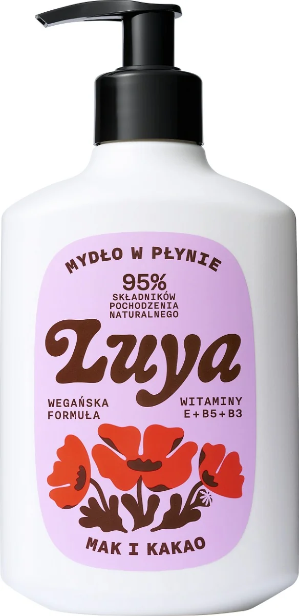 Luya, mydło do rąk w płynie Mak i Kakao, 400 ml