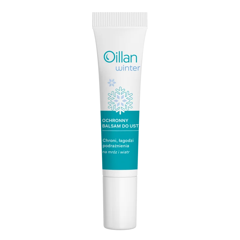 Oillan Winter, Ochronny balsam do ust na wiatr i mróz, 15 ml