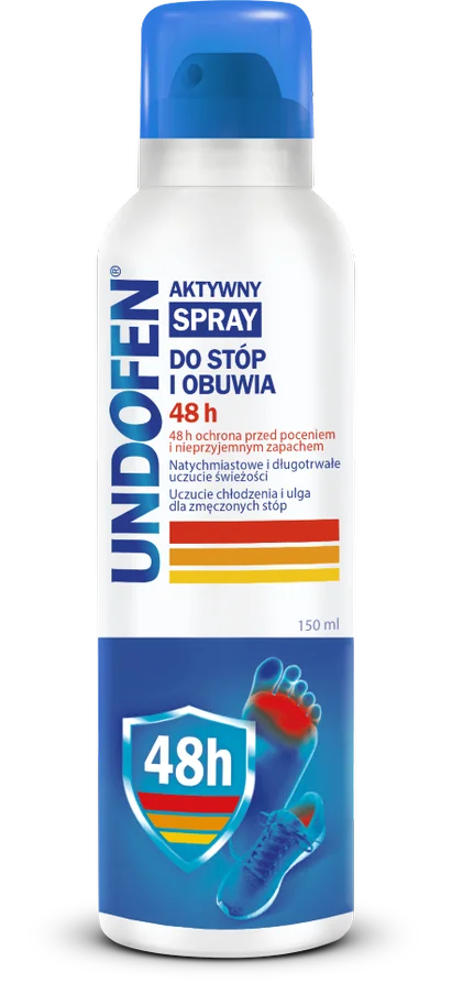 Undofen, Aktywny Spray 48h do stóp i obuwia, 150 ml