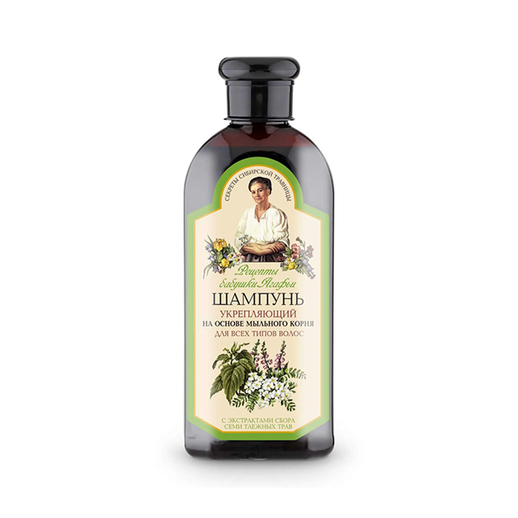 Receptury Babuszki Agafii, wzmacniający szampon do włosów,  350 ml