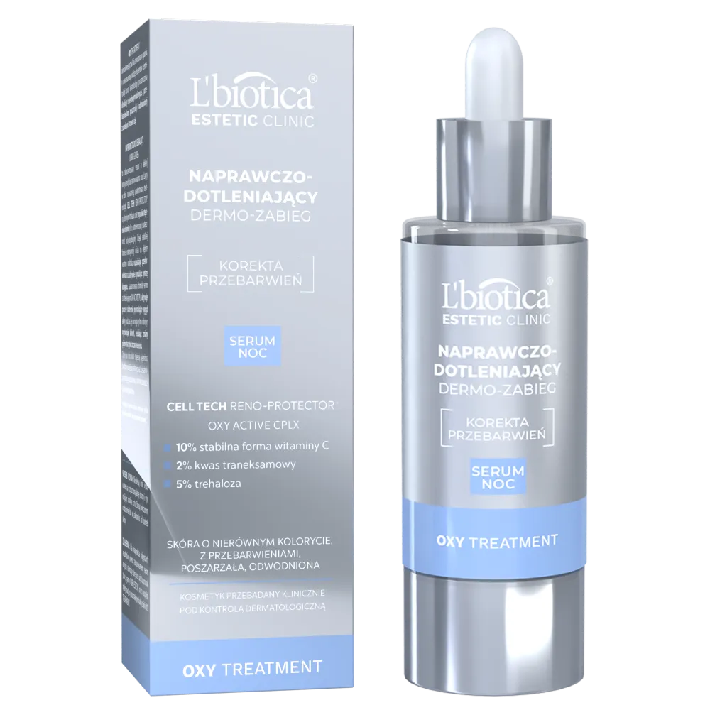 L'biotica Estetic Clinic Oxy Treatment naprawczo-dotleniający dermo-zabieg serum noc, 30 ml 