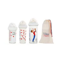Le Biberon Français zestaw butelek dla noworodków i niemowląt Tata, 3 szt.