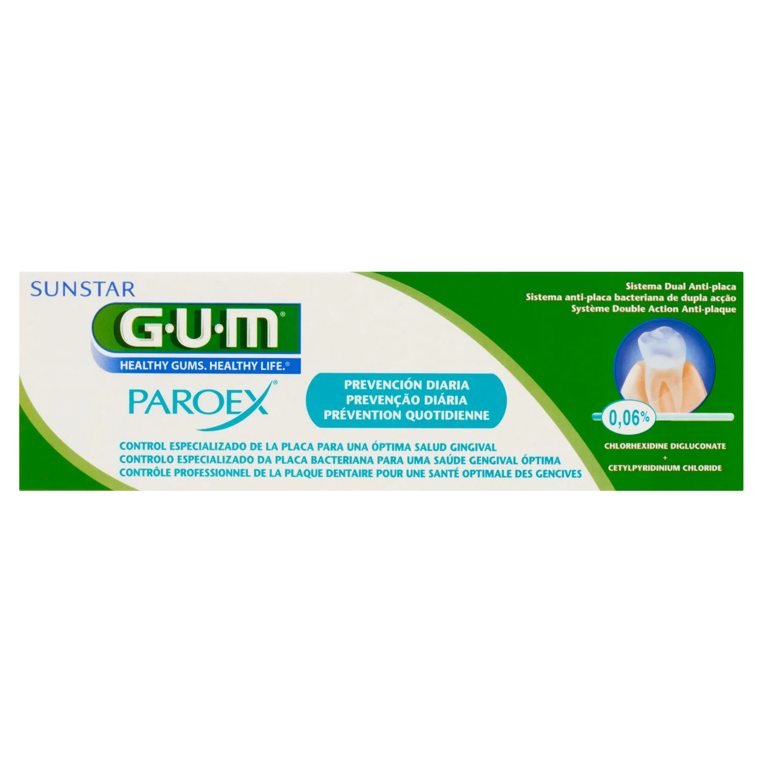 Sunstar Gum Paroex, pasta do zębów 0,06% CHX, 75 ml