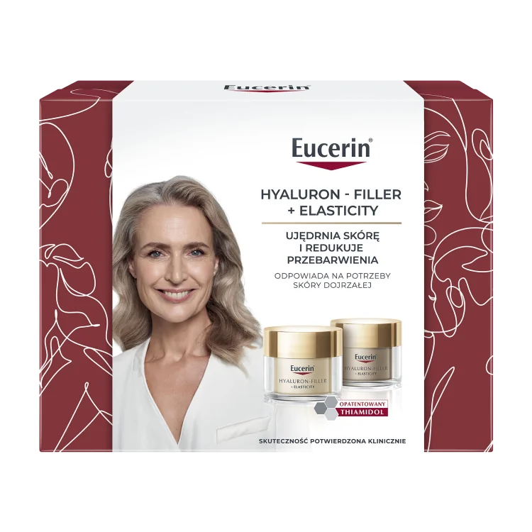 Eucerin Hyaluron-Filler + Elasticity krem na dzień SPF 30, 50 ml + krem na noc , 50 ml 