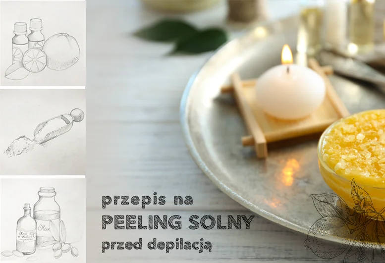 Peeling solny na wrastające włoski po depilacji