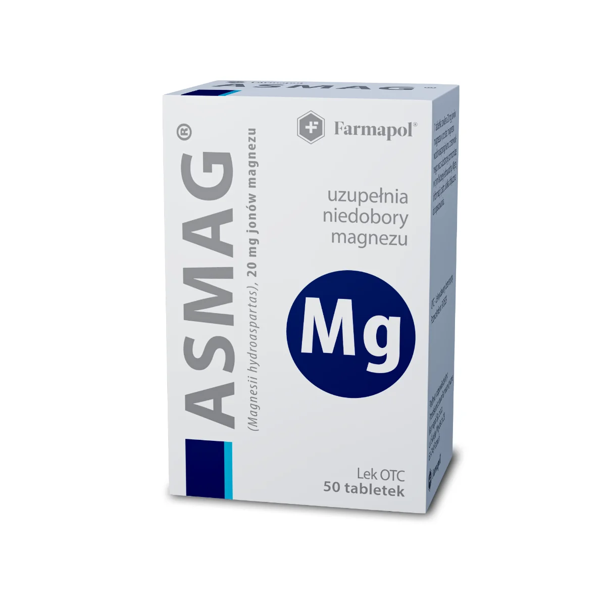 Asmag, 300 mg (20 mg Mg 2+), tabletki, 50 szt.