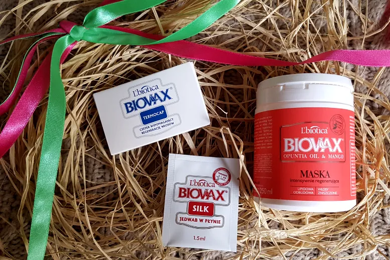 L'biotica Biovax, maska intensywnie regenerująca, opuntia oil & mango