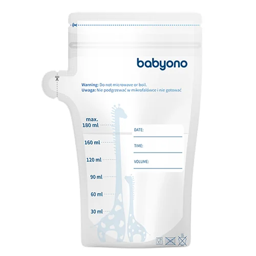 Babyono woreczki do przechowywania pokarmu 180 ml, 30 szt.