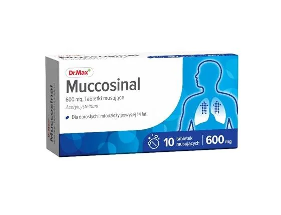 Muccosinal Dr.Max, 600 mg, 10 tabletek musujących