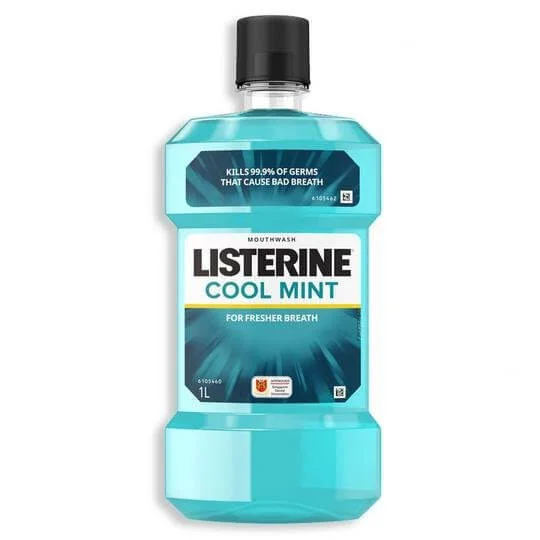 Listerine Cool Mint, płyn do higieny jamy ustnej, 1000 ml