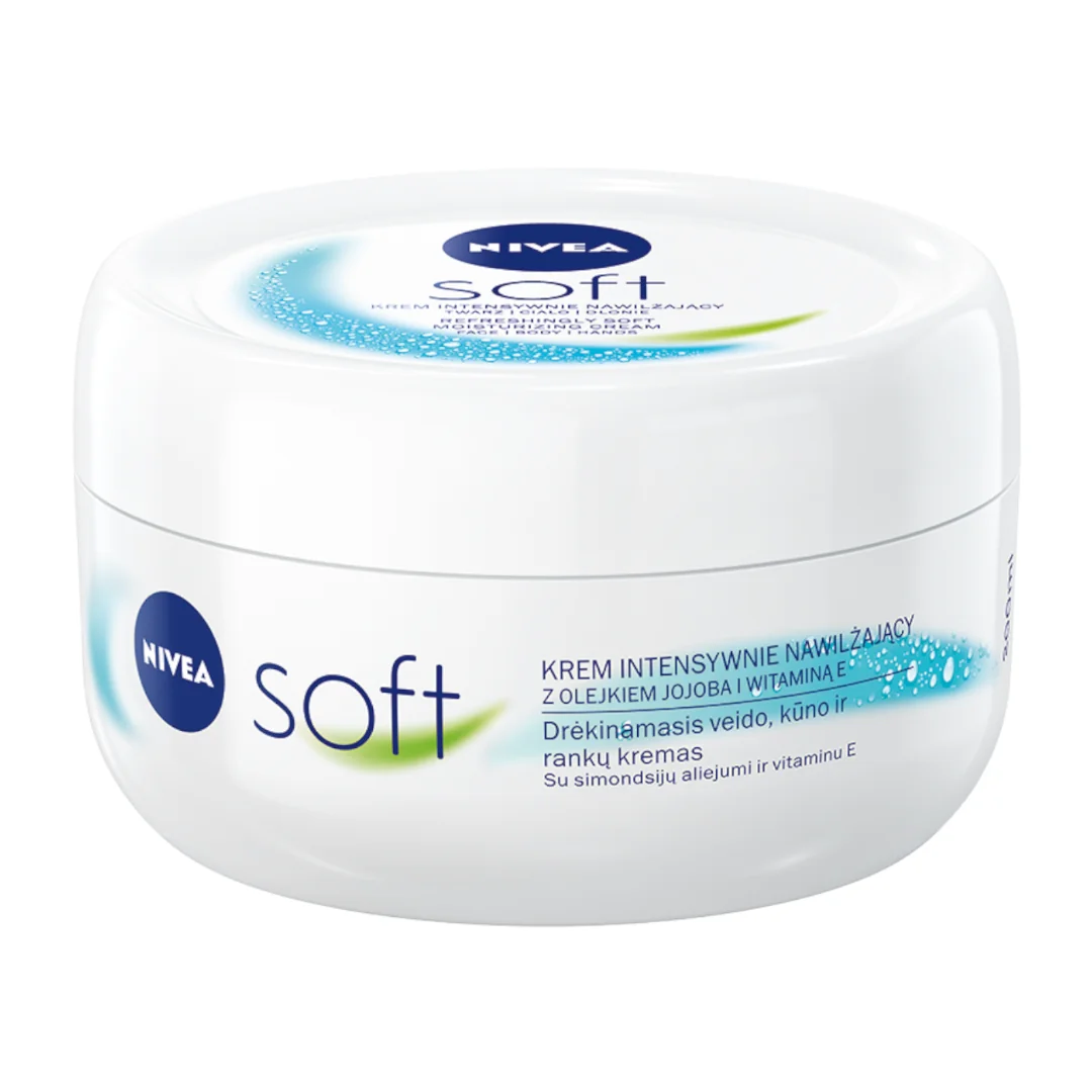 Nivea Soft, krem z olejem jojoba i witaminą E, 200 ml