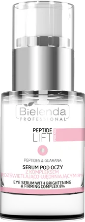 Bielenda Professional Peptide Lift serum pod oczy z kompleksem rozświetlająco-ujędrniającym 8%, 15 ml 