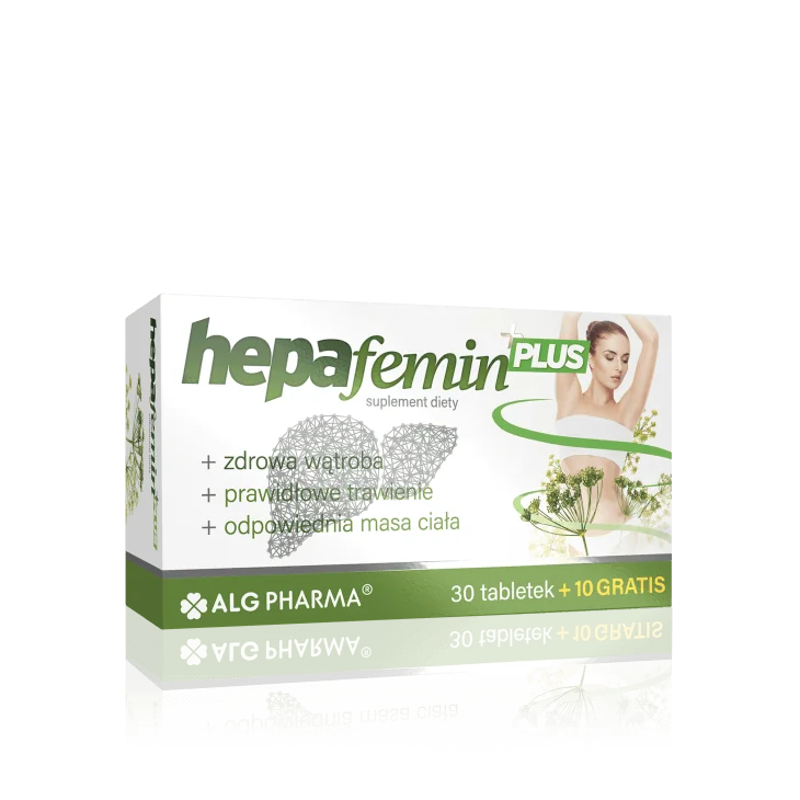 Hepafemin Plus, suplement diety, 40 tabletek (30 + 10 gratis)