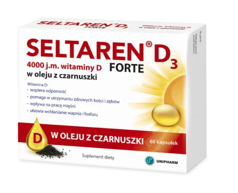 Seltaren D3 Forte, suplement diety, 60 kapsułek