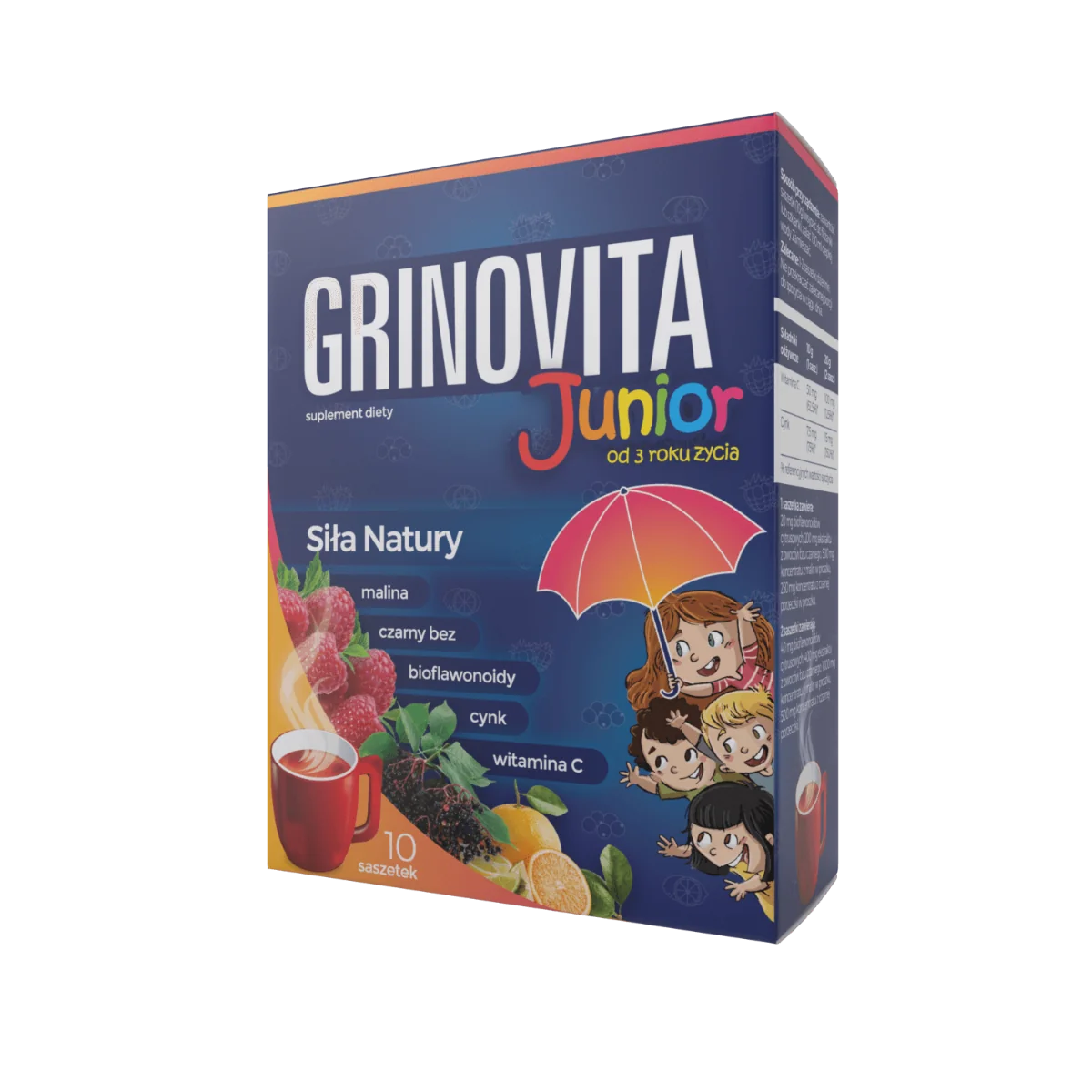 Grinovita Junior, suplement diety, 10 saszetek