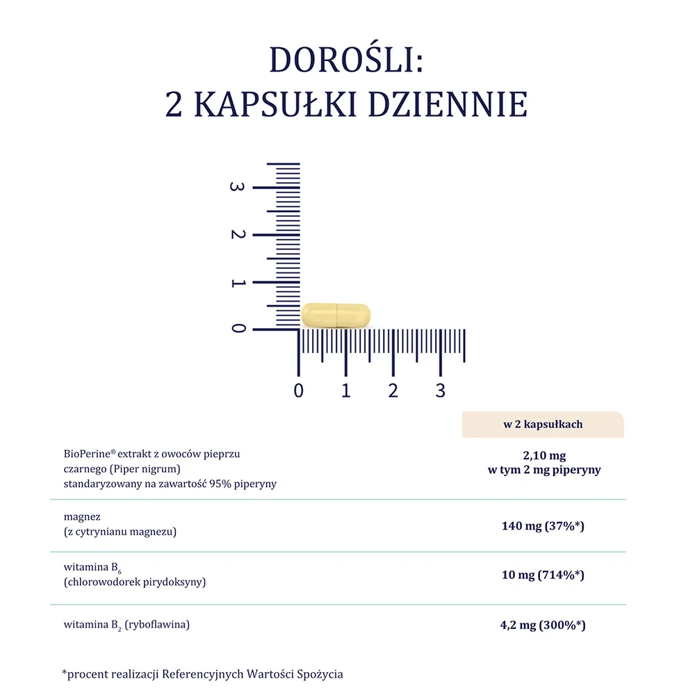 Naturell Magnez Organiczny+ 100 kapsułek