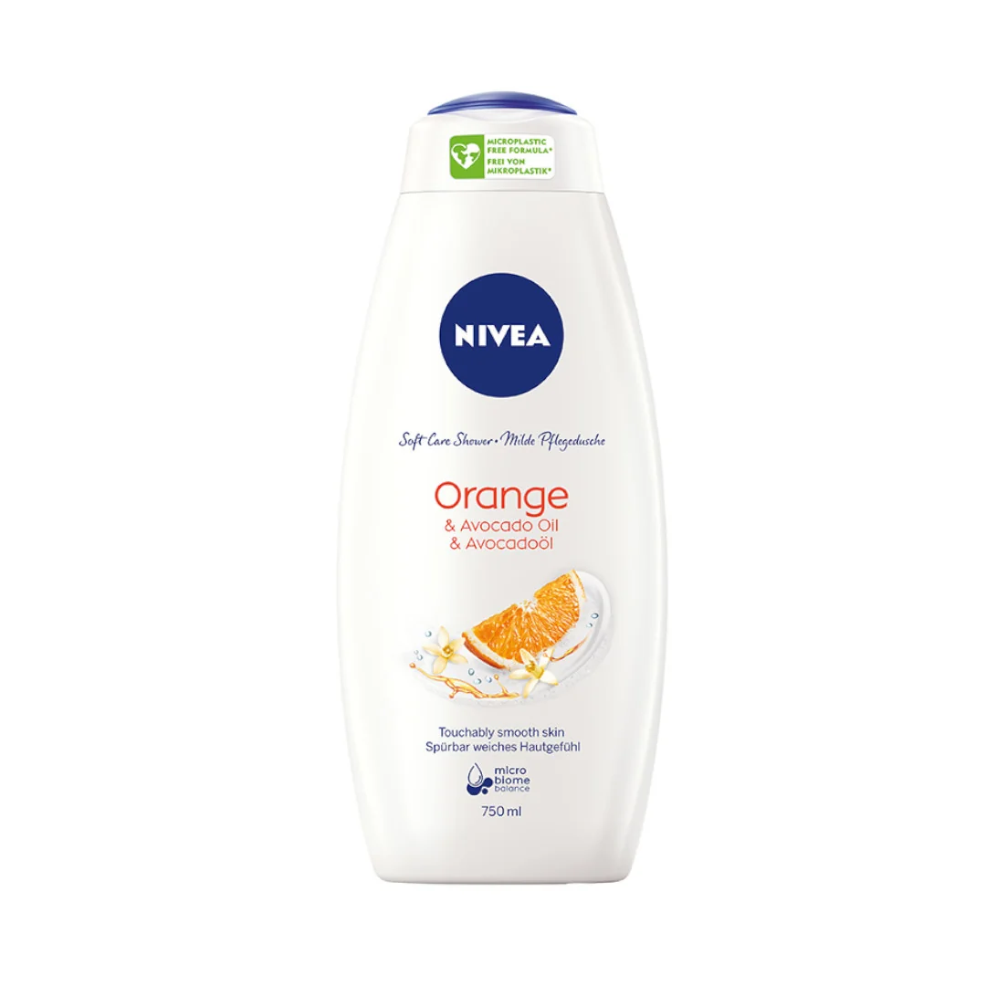 Nivea Orange & Avocado Oil żel pod prysznic, 750 ml