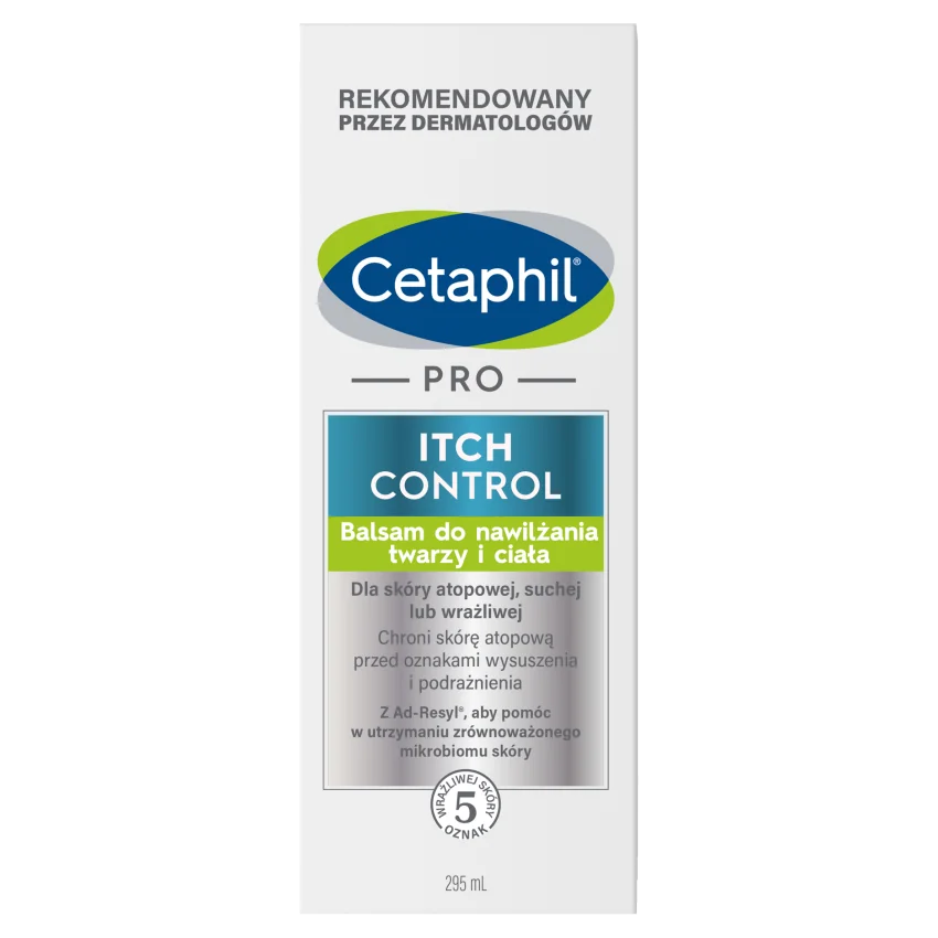 Cetaphil Pro Itch Control, balsam do nawilżania twarzy i ciała, 295 ml