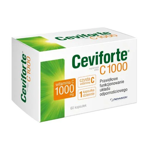 Ceviforte C 1000, suplement diety, 60 kapsułek