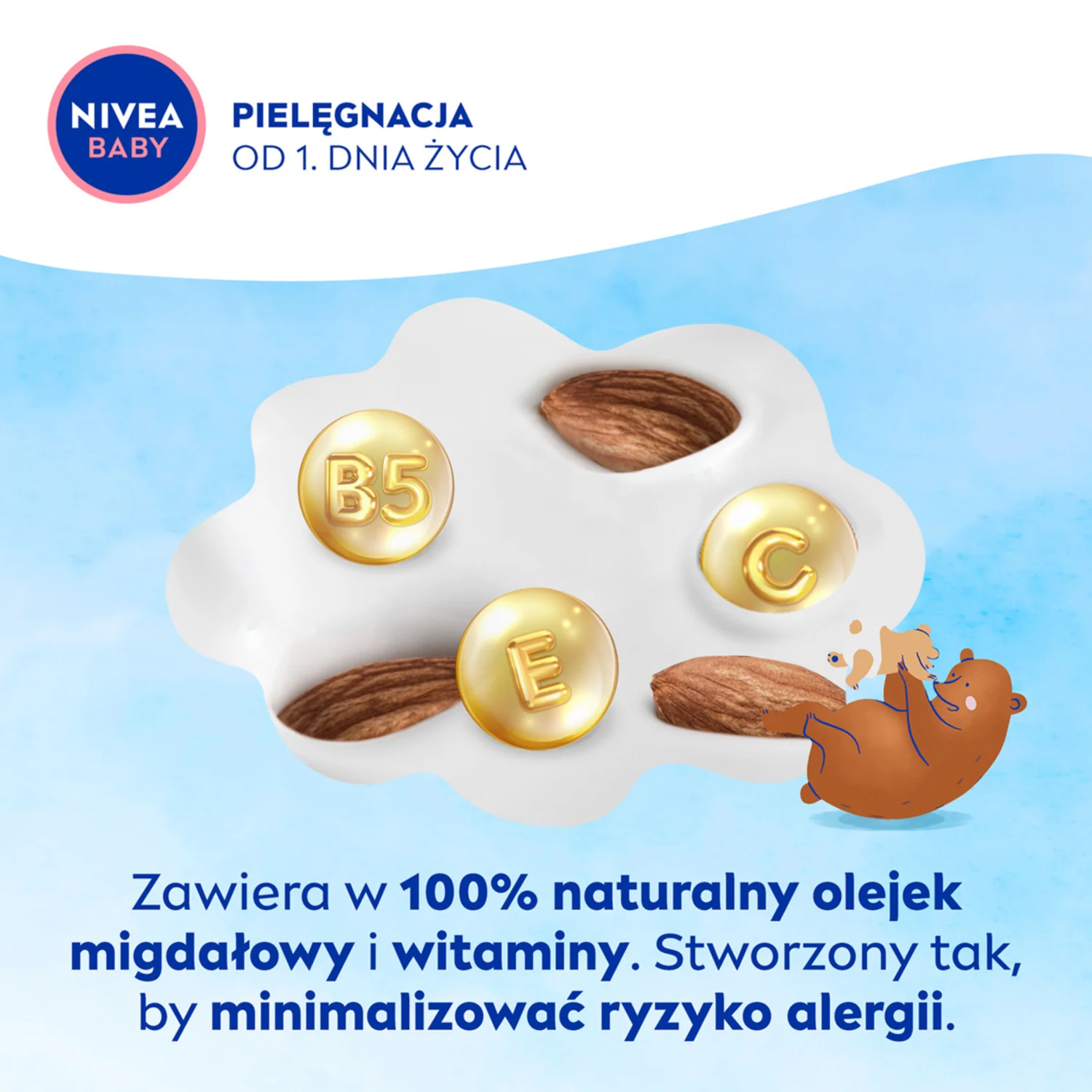 Nivea Baby Mój Pierwszy Krem krem do buzi, rączek i całego ciała, 75 ml