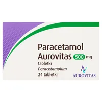 Paracetamol Aurovitas, 500 mg, 24 tabletki