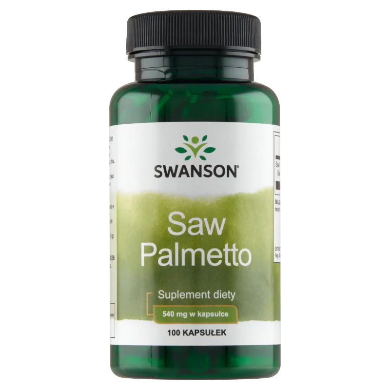 Swanson, Saw palmetto extract, 540 mg, suplement diety, 100 kapsułek