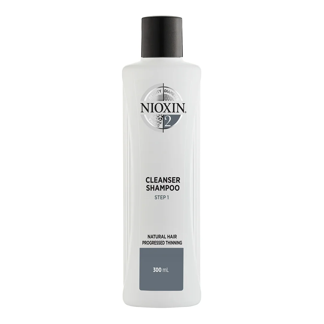 Nioxin System 2, szampon oczyszczający do włosów naturalnych, 300 ml