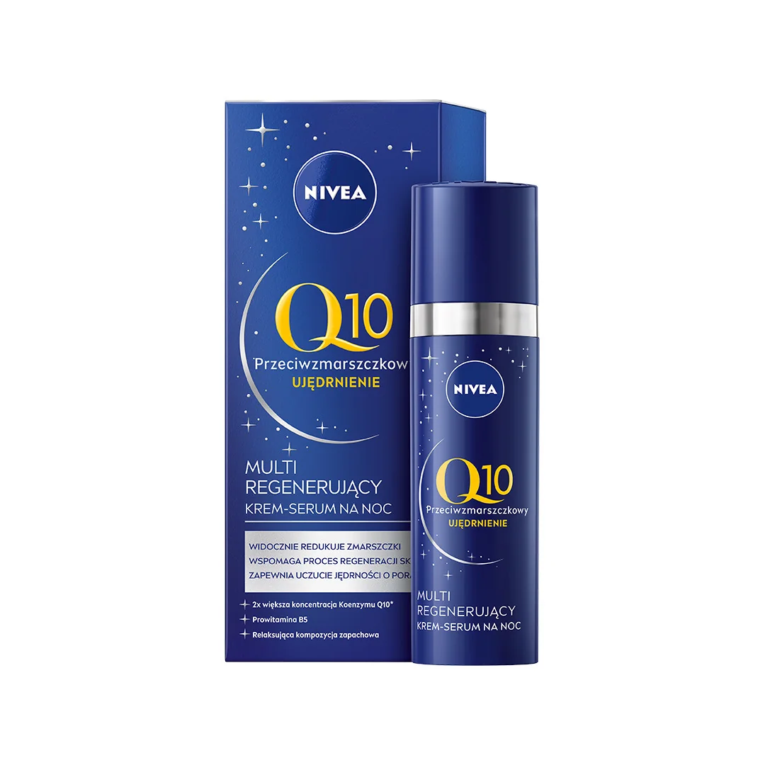 Nivea Q10 Ujędrnienie multi regenerujący krem-serum na noc, 30 ml