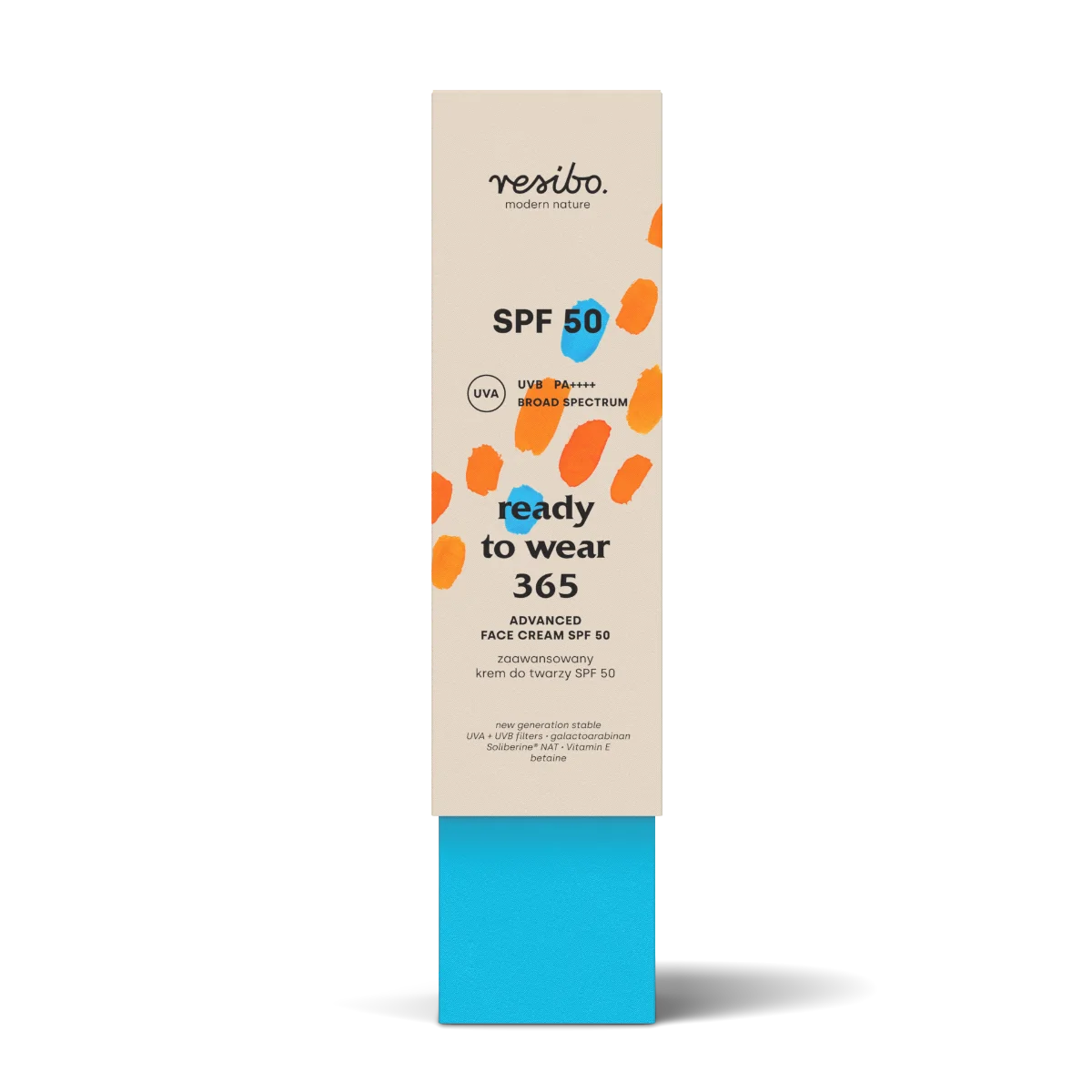 Resibo Ready to Wear 365 zaawansowany krem do twarzy SPF 50, 50 ml