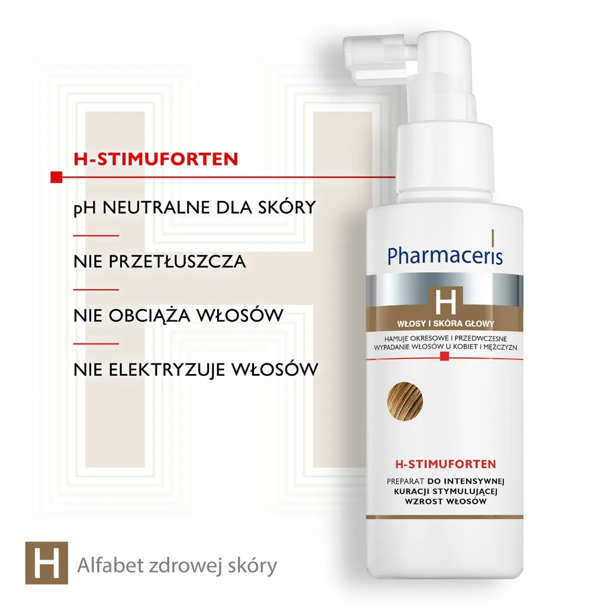 Pharmaceris H Stimuforten, preparat do intensywnej kuracji stymulującej wzrost włosów, 125 ml 