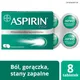 Aspirin Pro tabletki powlekany Kwas acetylkosalicylowy 500 mg / 8 tabletek powlekanych