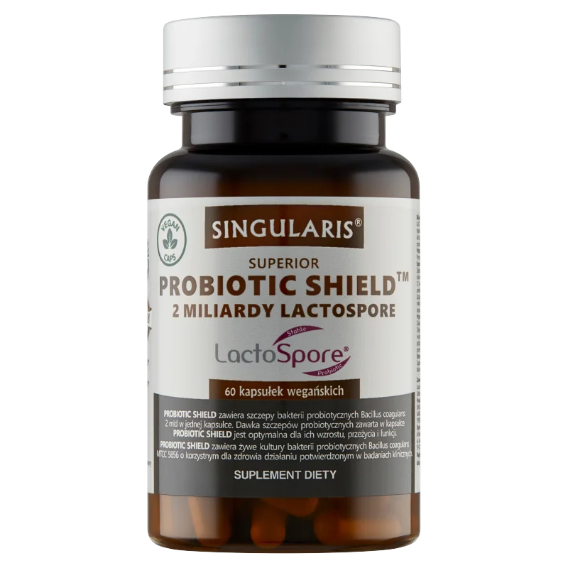 Singularis Superior Probiotic Shield 2 mld Lactospore, suplement diety, 60 kapsułek