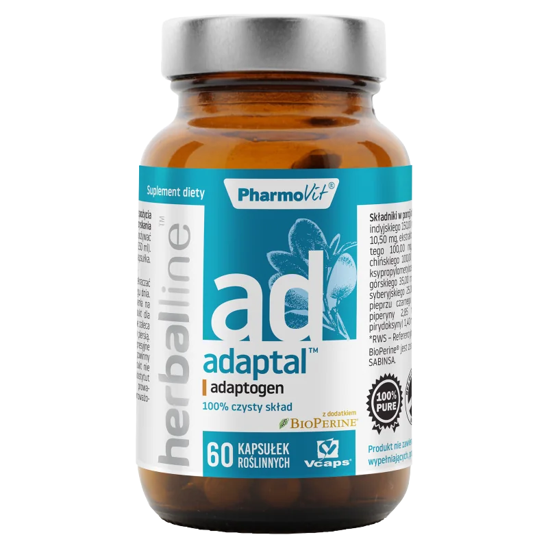 Pharmovit adaptal adaptogen, suplement diety, 60 kapsułek