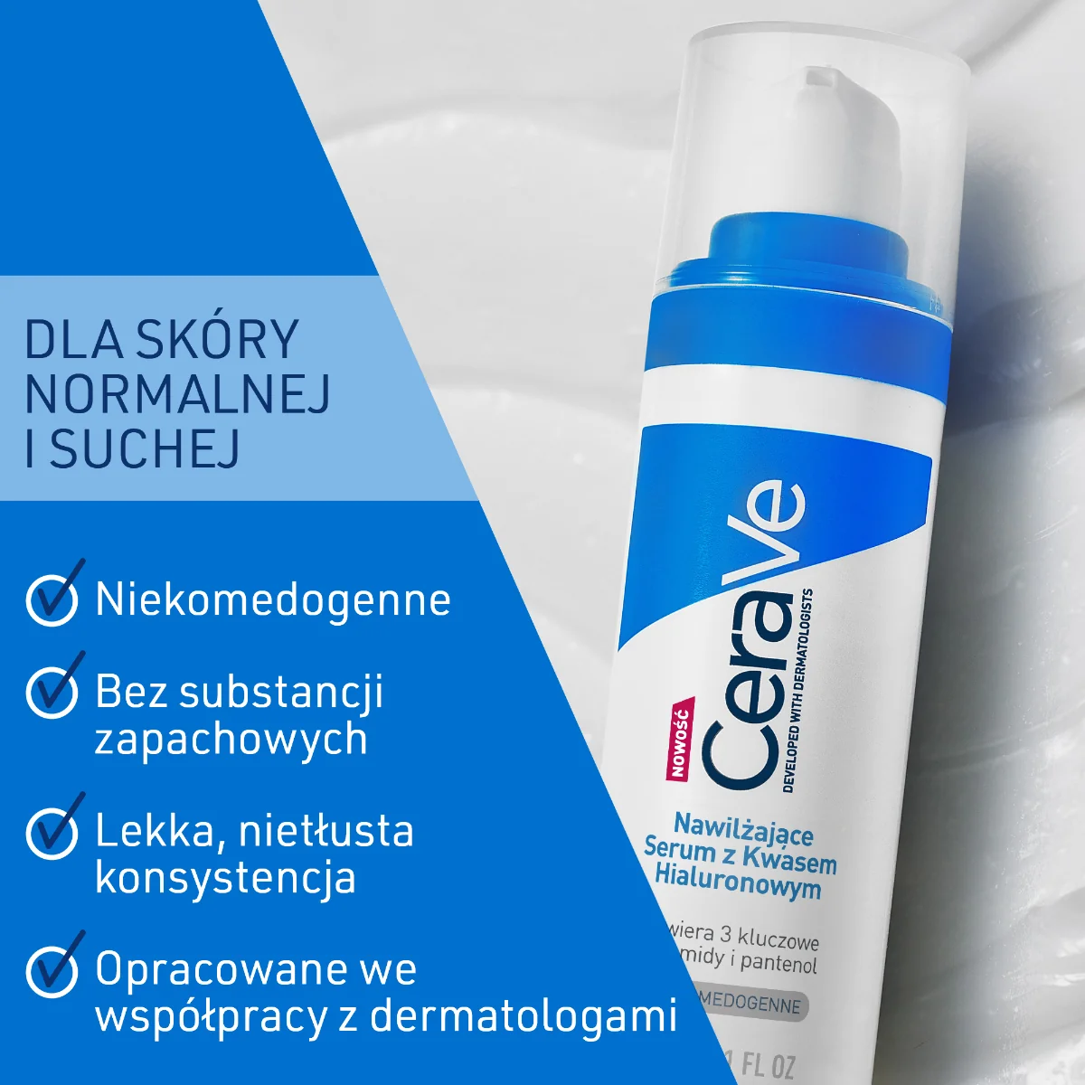 CeraVe serum do twarzy nawilżające z kwasem hialuronowym, 30 ml