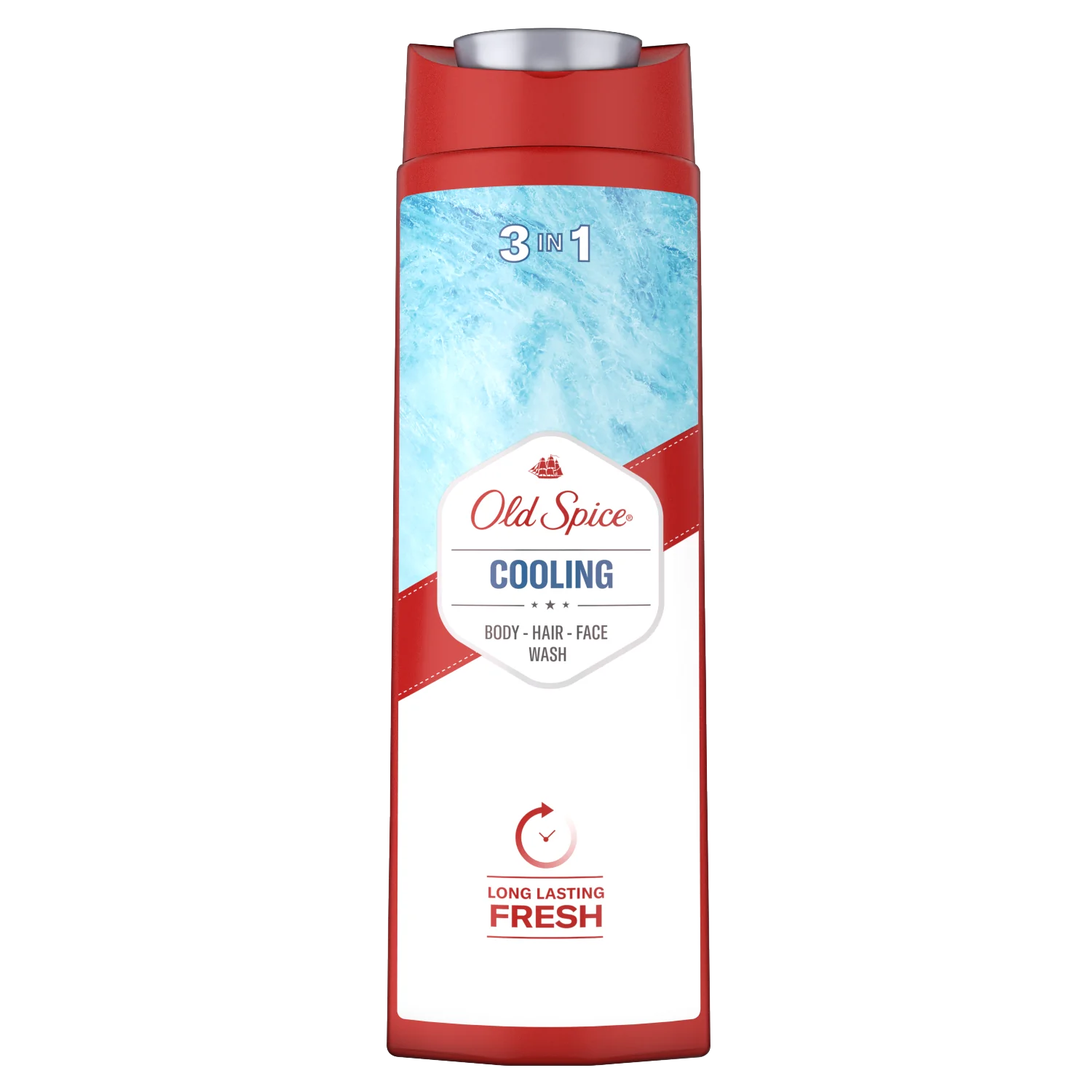 Old Spice Cooling, Żel pod prysznic i szampon, 400 ml