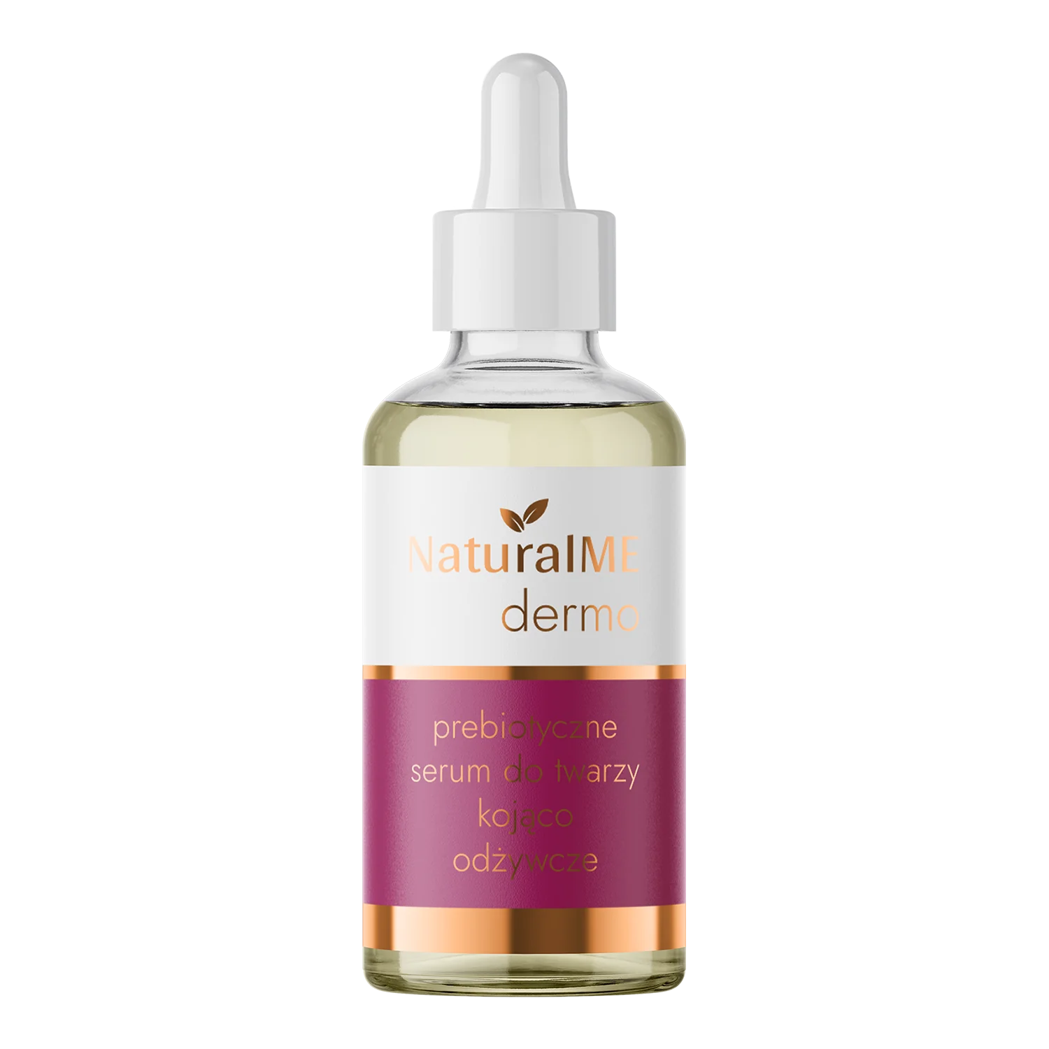 NaturalME Dermo, prebiotyczne serum do twarzy kojąco-odżywcze, 30 ml