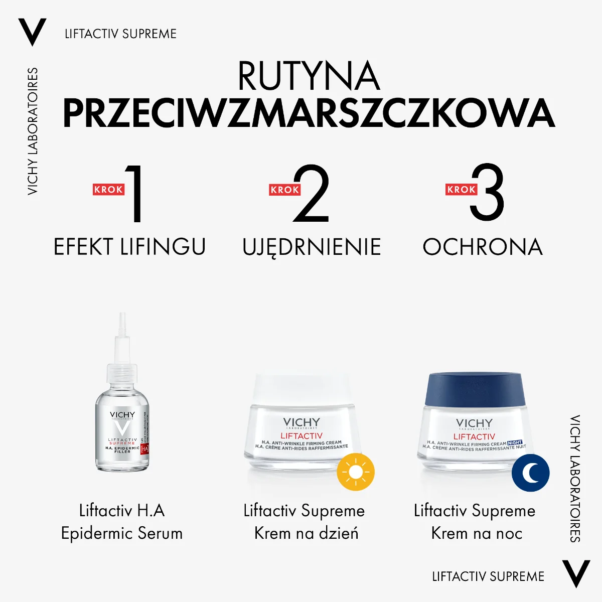 Vichy Liftactiv H.A. przeciwzmarszczkowy krem ujędrniający z kwasem hialuronowym na noc 50 ml