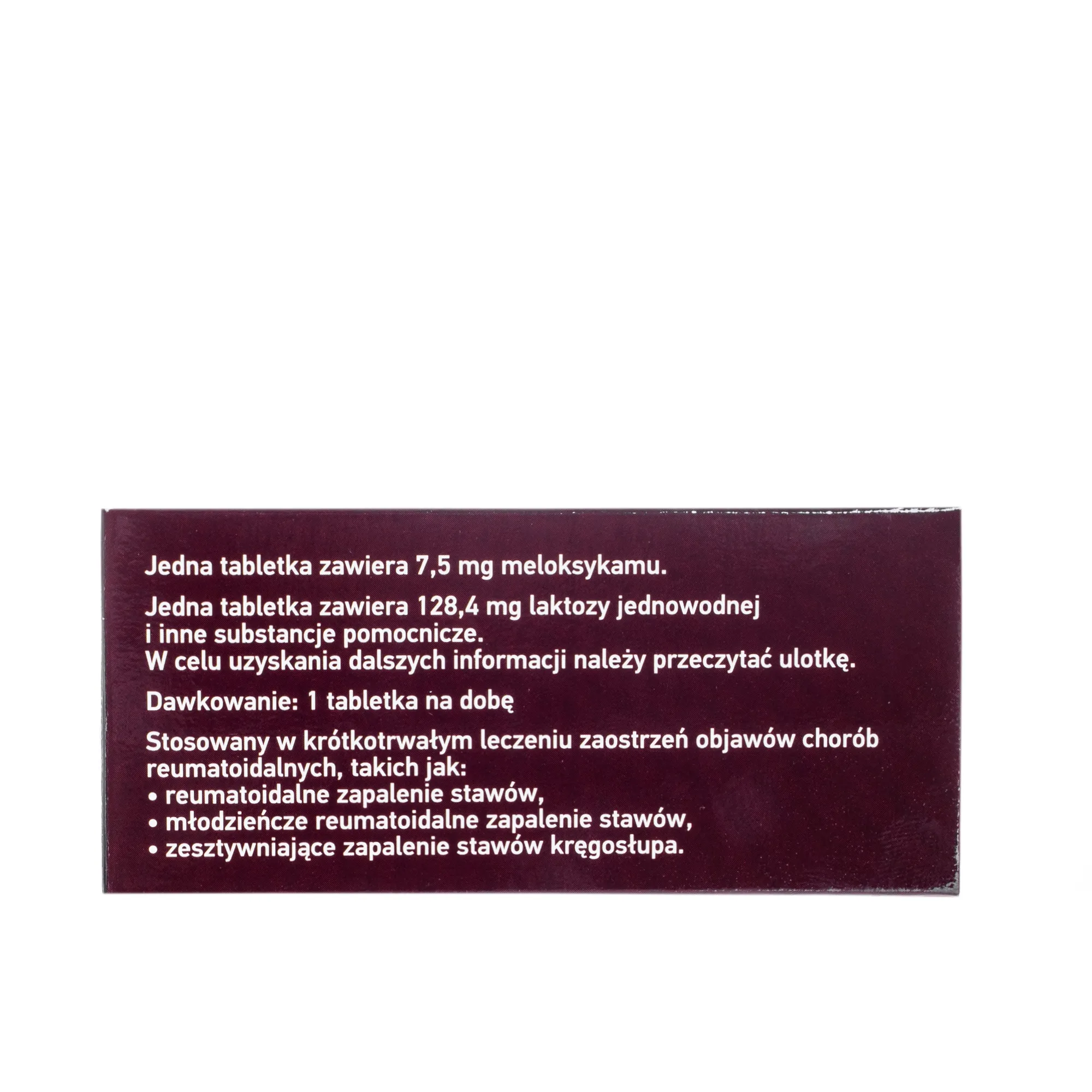 Aspicam Bio, 7,5 mg, 20 tabletek 