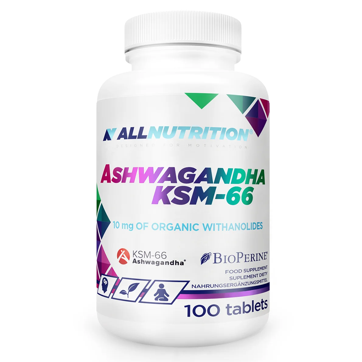 Allnutrition Ashwagandha KSM-66, 100 tabletek