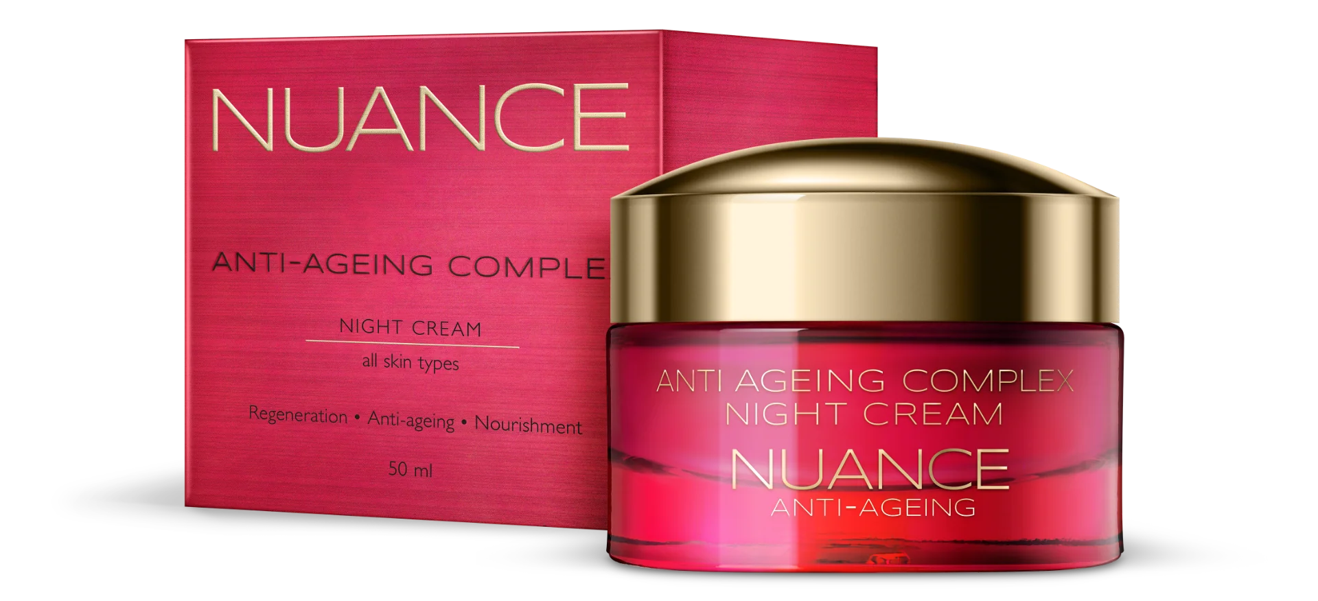 Nuance Magical Anti-Ageing Complex, krem na noc do każdego rodzaju cery, 50 ml