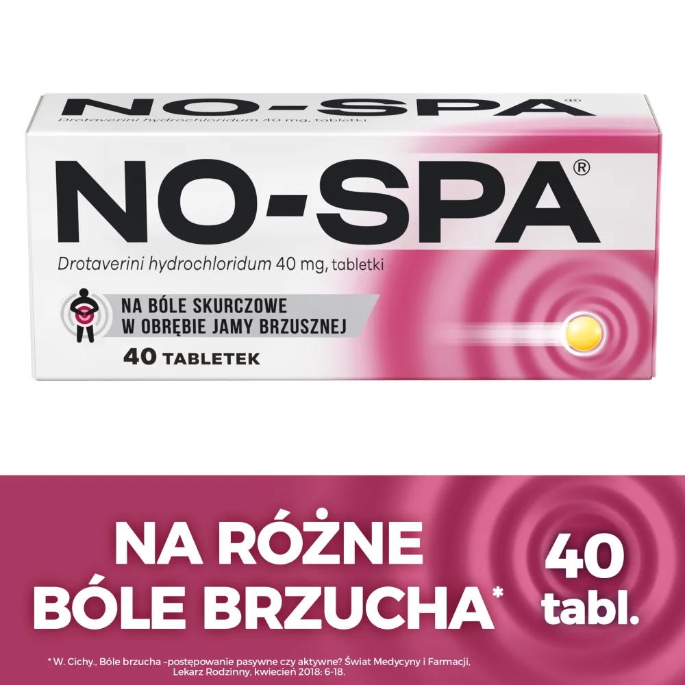 No-Spa, 40 mg, 40 tabletek