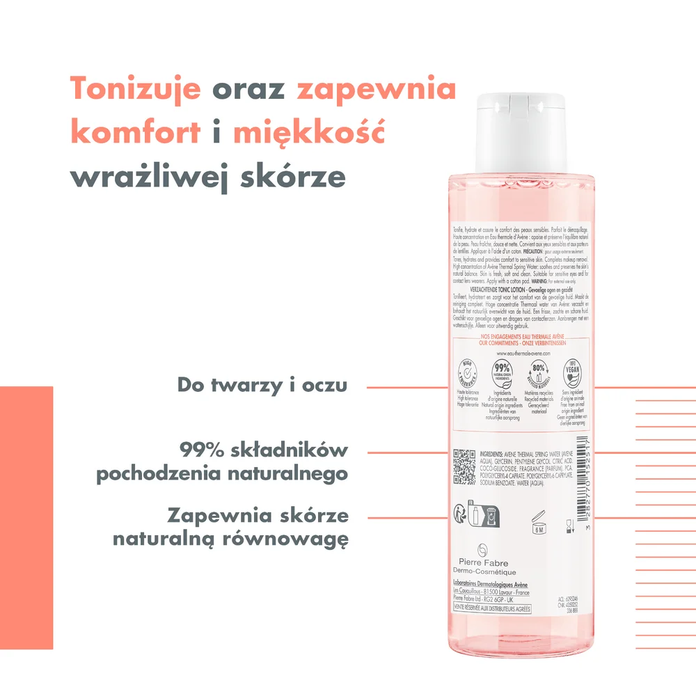 Avène tonik łagodzący, 200 ml