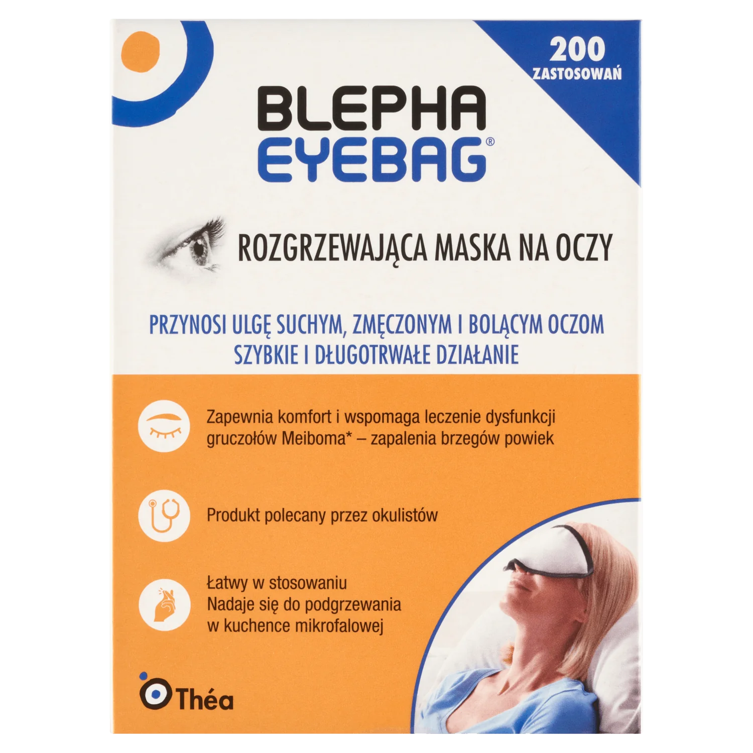 Blepha Eyebag, maska rozgrzewająca na oczy