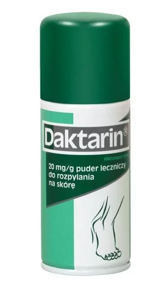 Daktarin 20 mg/g puder do rozpylania na skórę ( Miconazoli nitras ), 100g