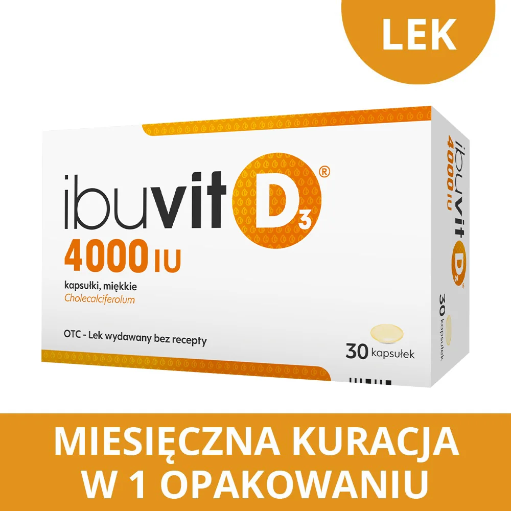 Ibuvit D3 4000 IU 30 kapsułek