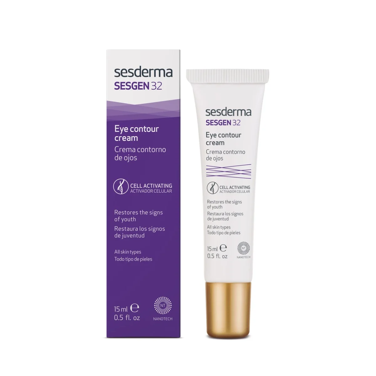 Sesderma Sesgen 32, krem modelujący kontur oczu, 15 ml