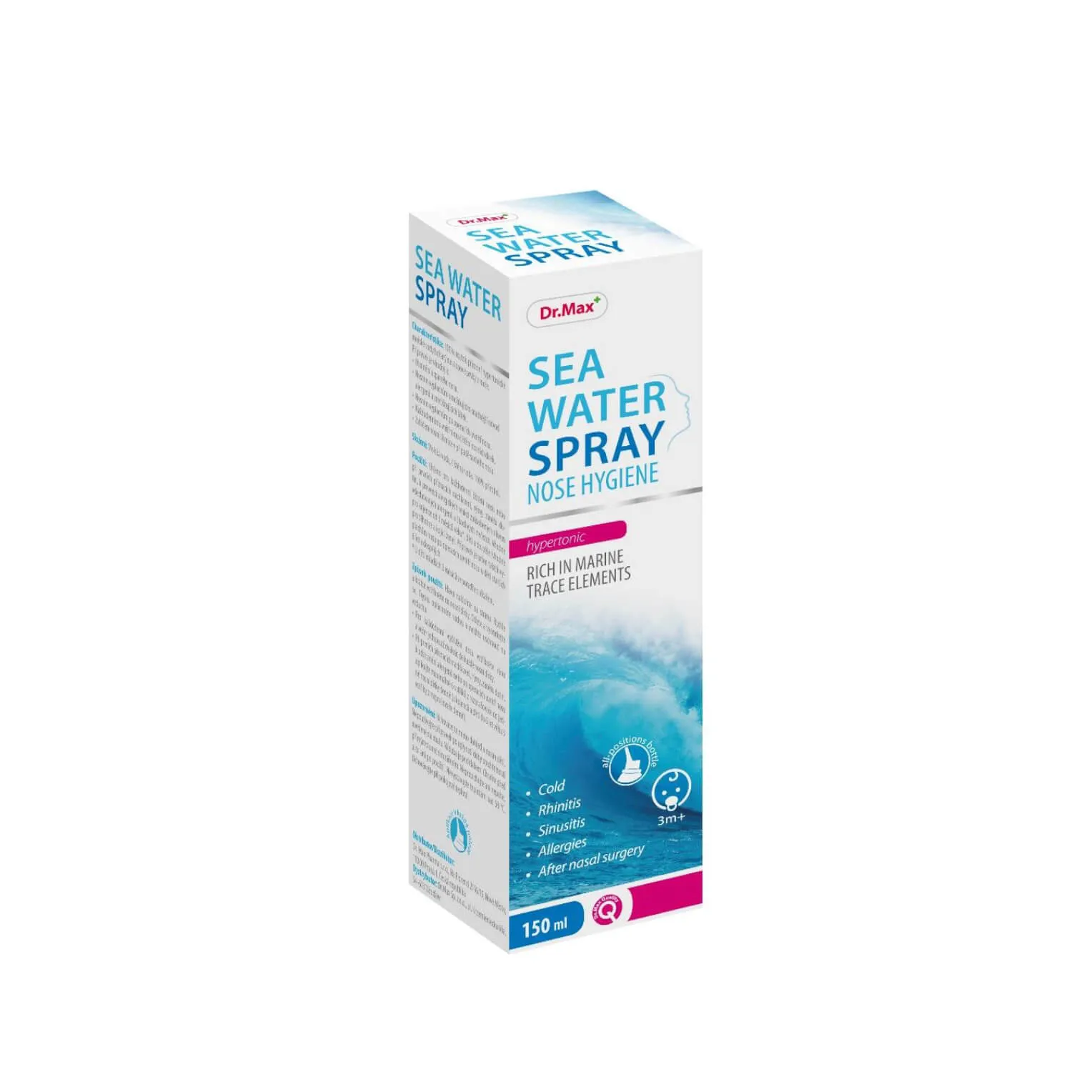 Sea Water Spray Nose Hygiene Dr.Max, spray do nosa, 150 ml