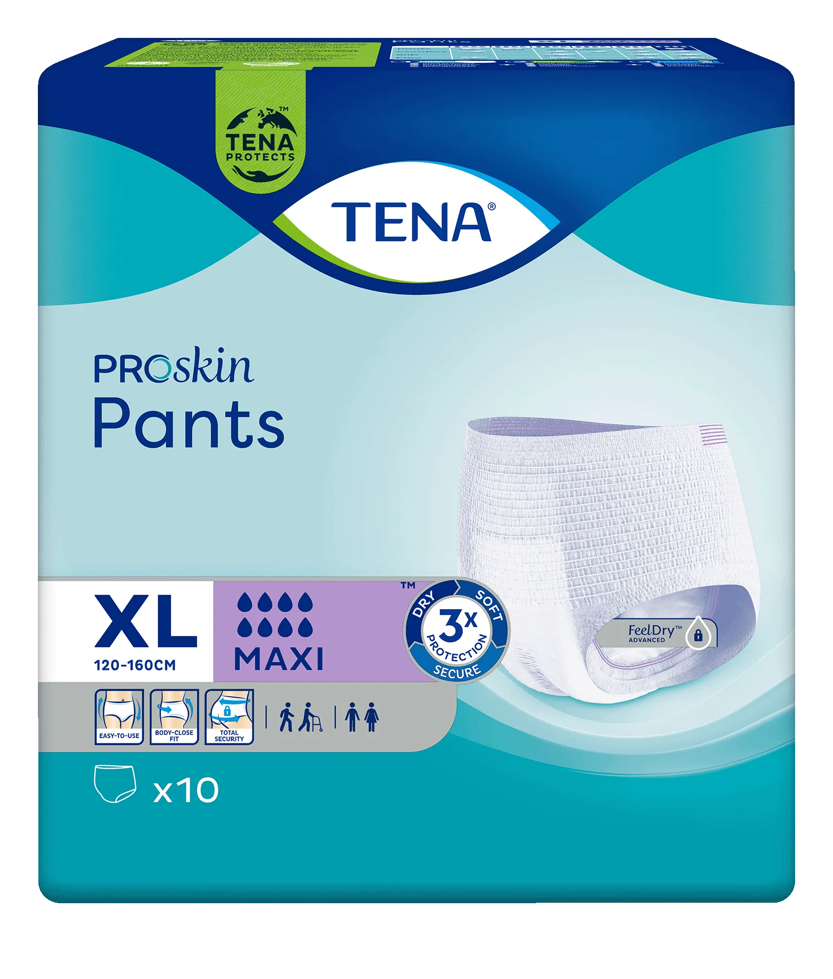 TENA Pants ProSkin Maxi XL 10 sztuk