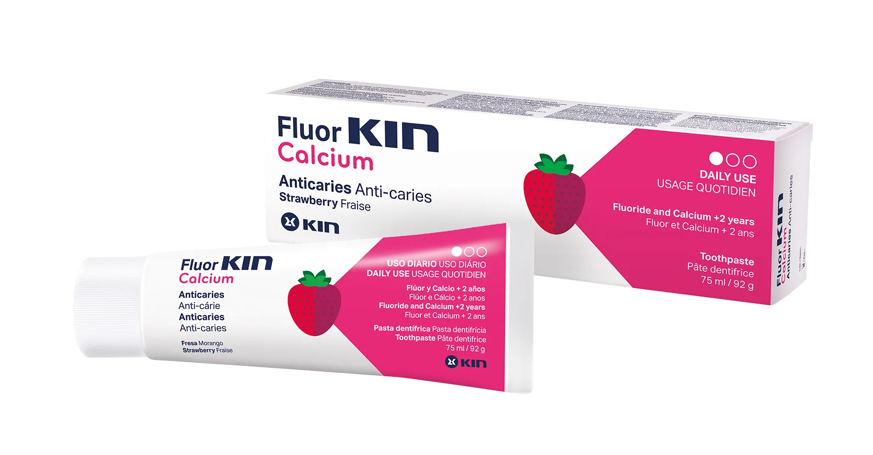 FluorKIN calcium pasta do zębów, 75 ml